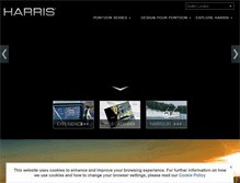 Tablet Screenshot of harrisboats.com